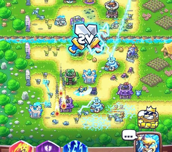 Tower Rush crash game gameplay screen